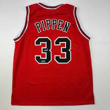 Camiseta nba de Pippen Bulls Blanco